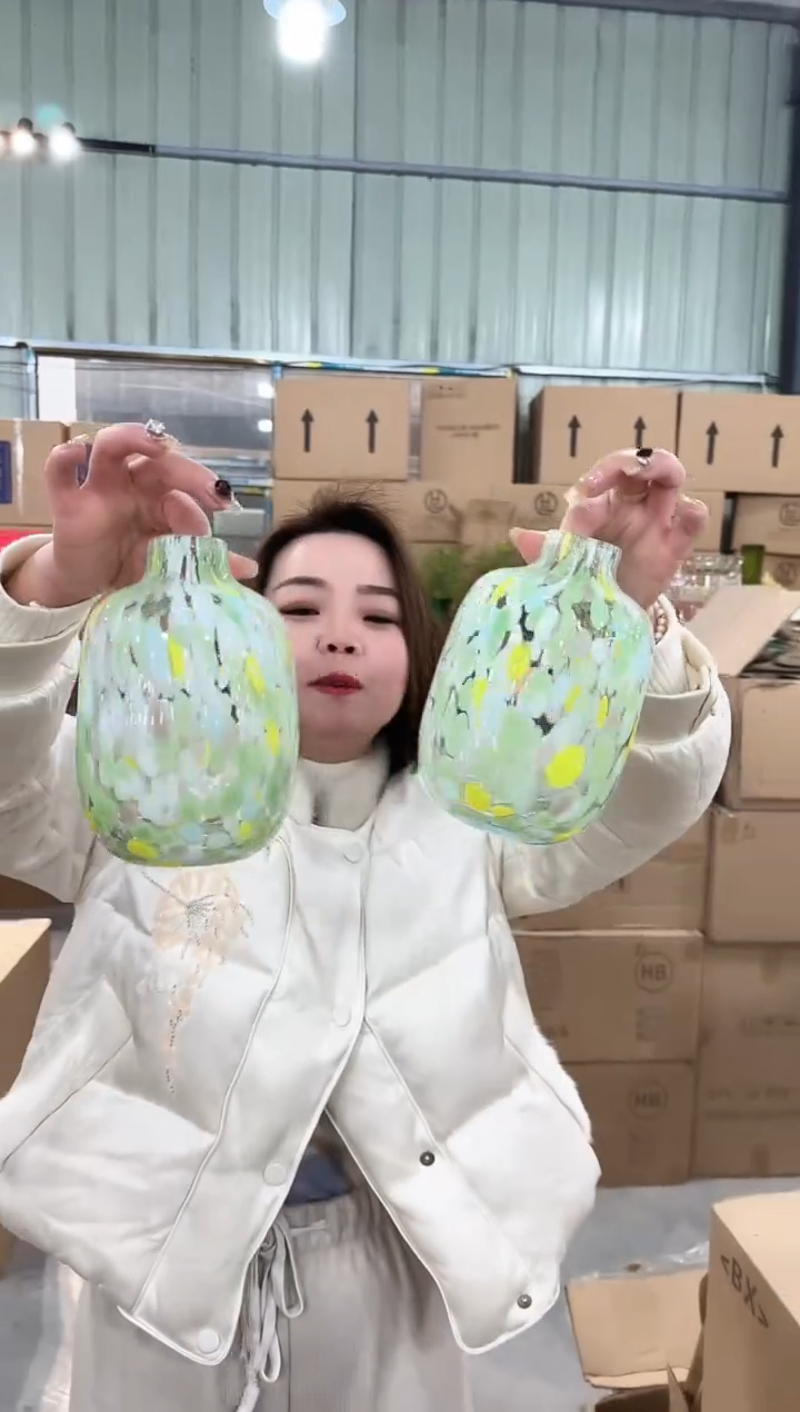 【闪购商品】玻璃于清花器L-早33