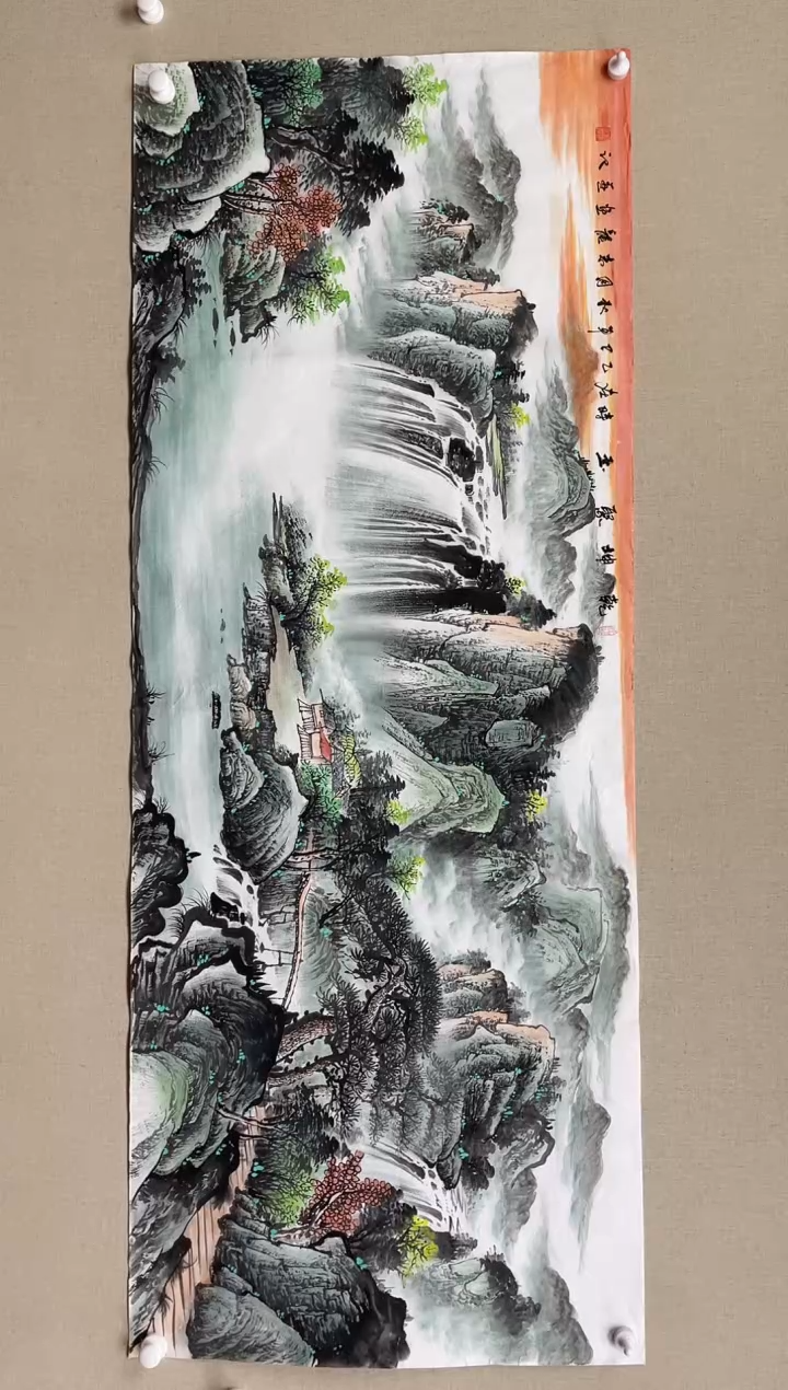 国画180*68 杨志龙杨志龙杨志龙杨志龙