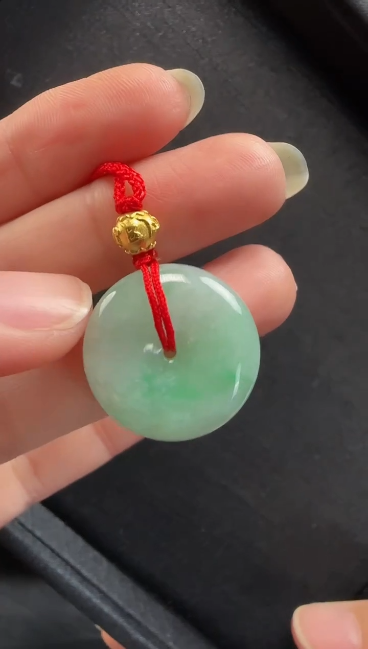 【闪购商品】翡翠颈饰未镶嵌214平安扣一个