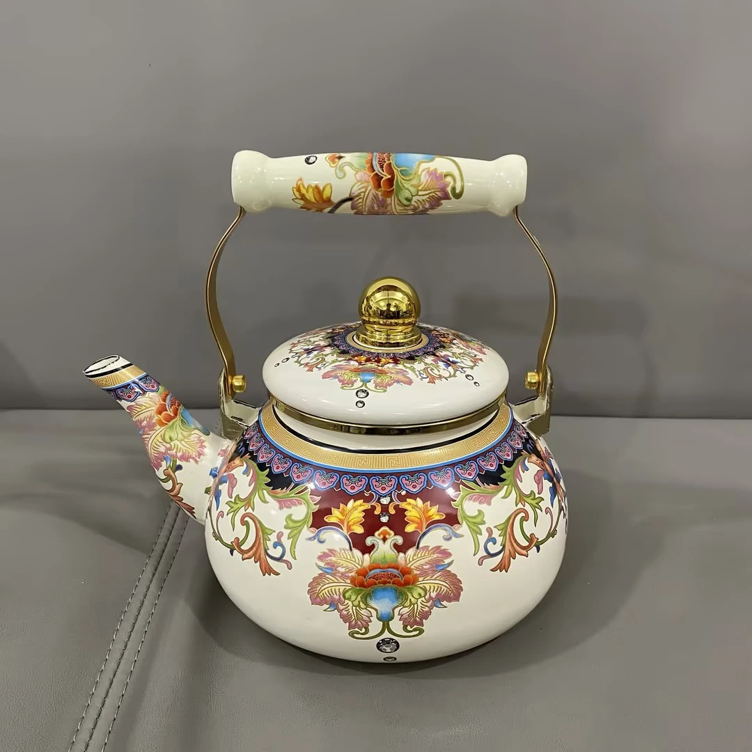 加厚搪瓷冷水壶珐琅欧式茶壶  YM