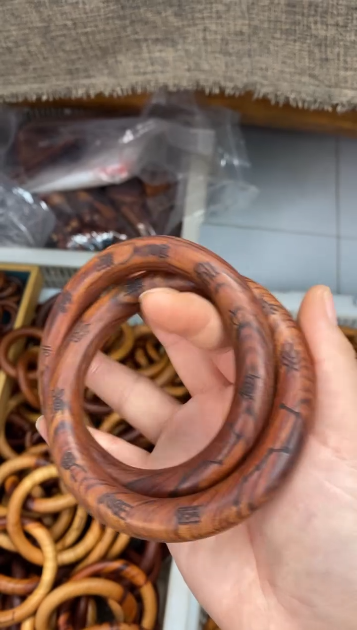 【闪购商品】木枣木70乾坤圈刻字款随机发77