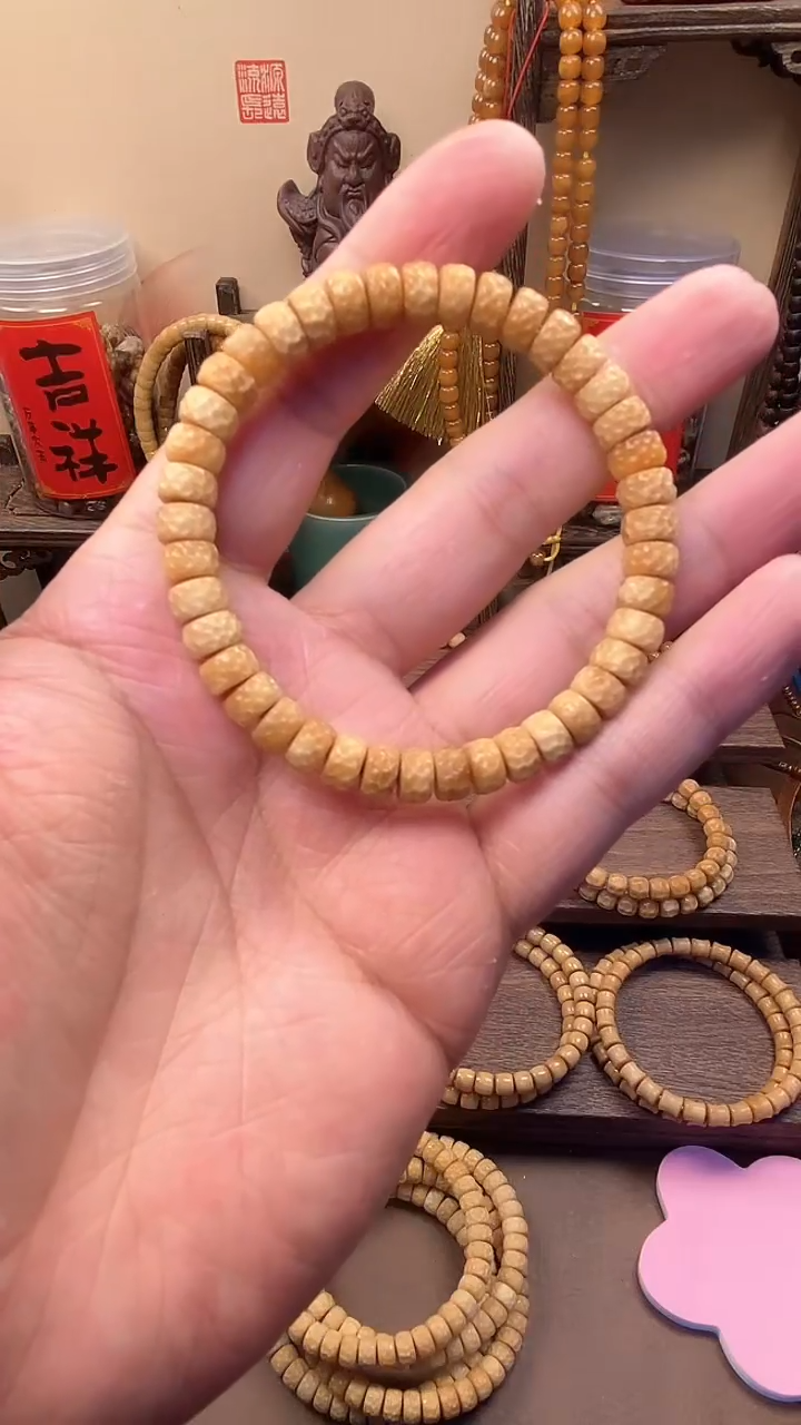 菩提根/象牙果手串龙脊菩提手串嘎