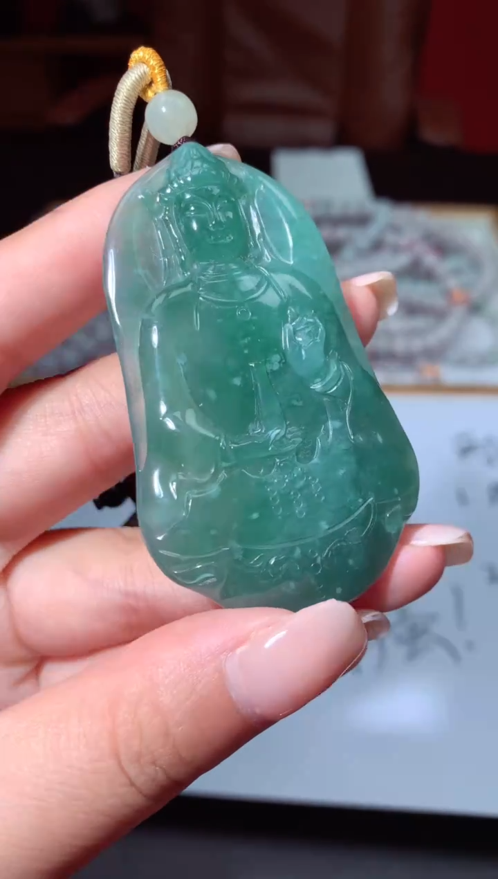 吊坠(不含链)未镶嵌翡翠天然翡翠A货75