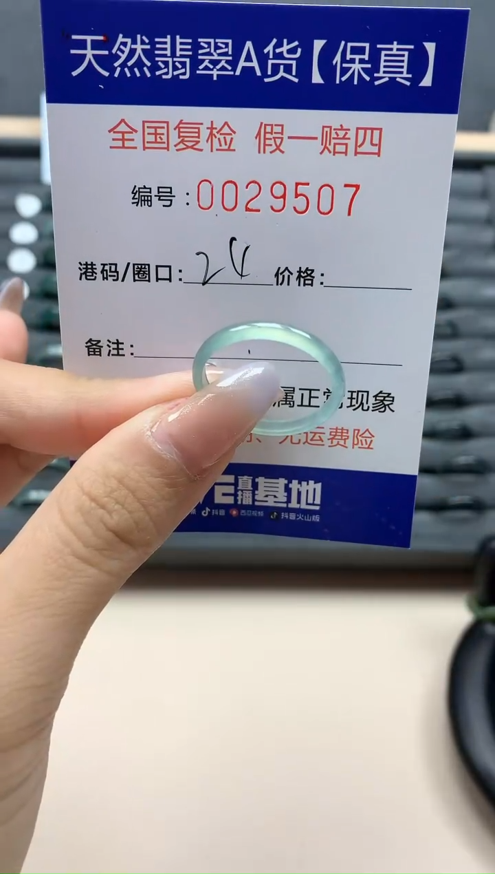 【闪购商品】翡翠戒指未镶嵌天然29507