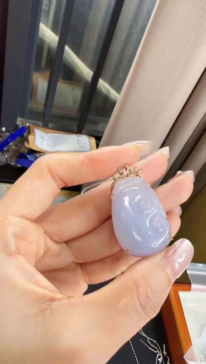 【闪购商品】翡翠颈饰18K金镶嵌DFZ0202-63