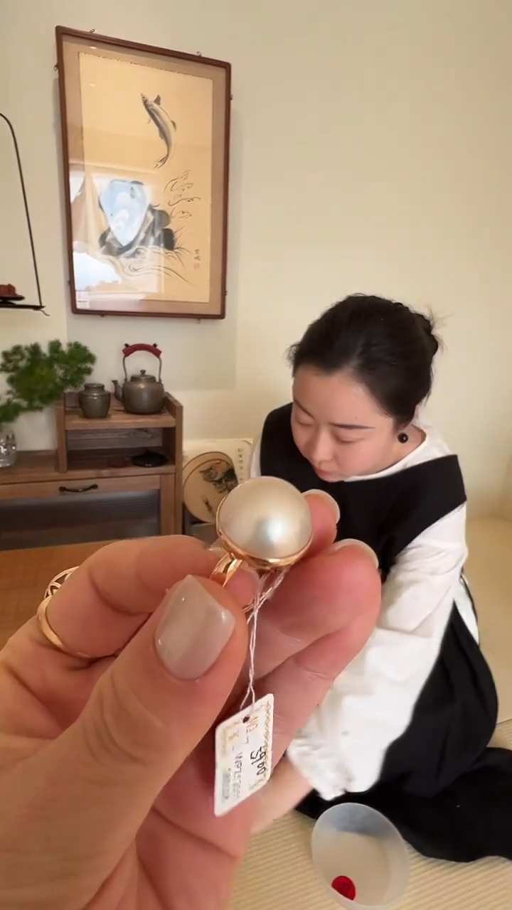 爱*姐茶道摆件0000珍珠戒指5900