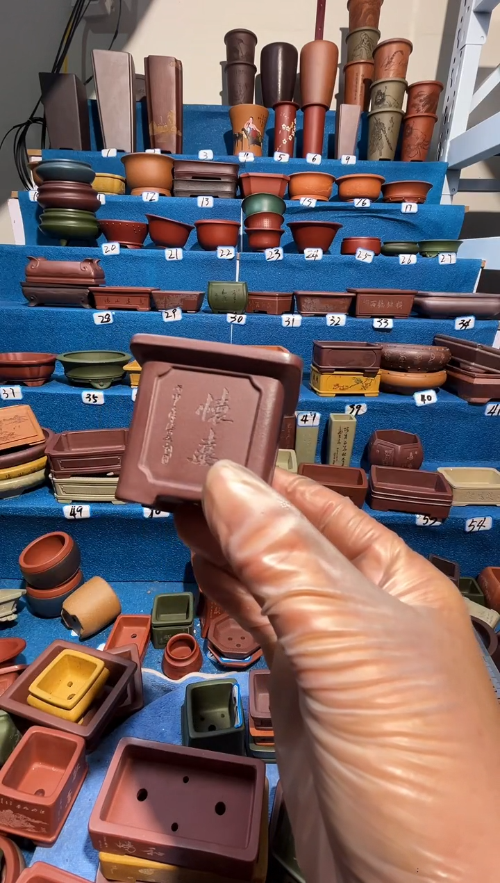 【闪购商品】紫砂紫砂花盆4.5*4