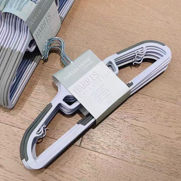 外贸原单出口转内销无痕不伤衣晾晒收纳两用 家用防滑衣架