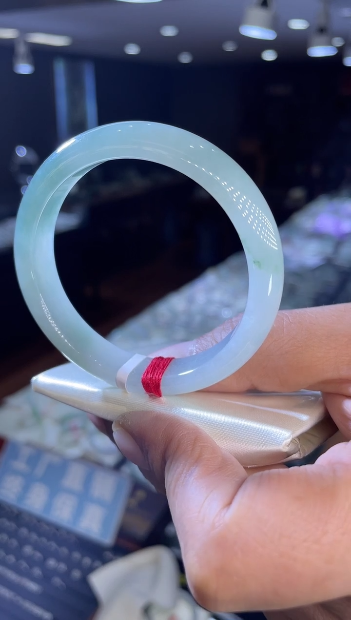 未镶嵌手镯翡翠正圈53-54