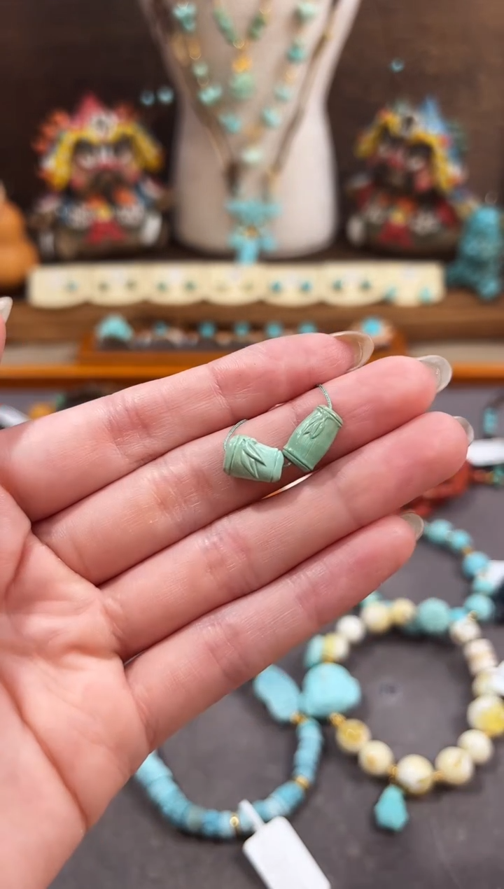 绿松石未镶嵌配饰绿松石配饰