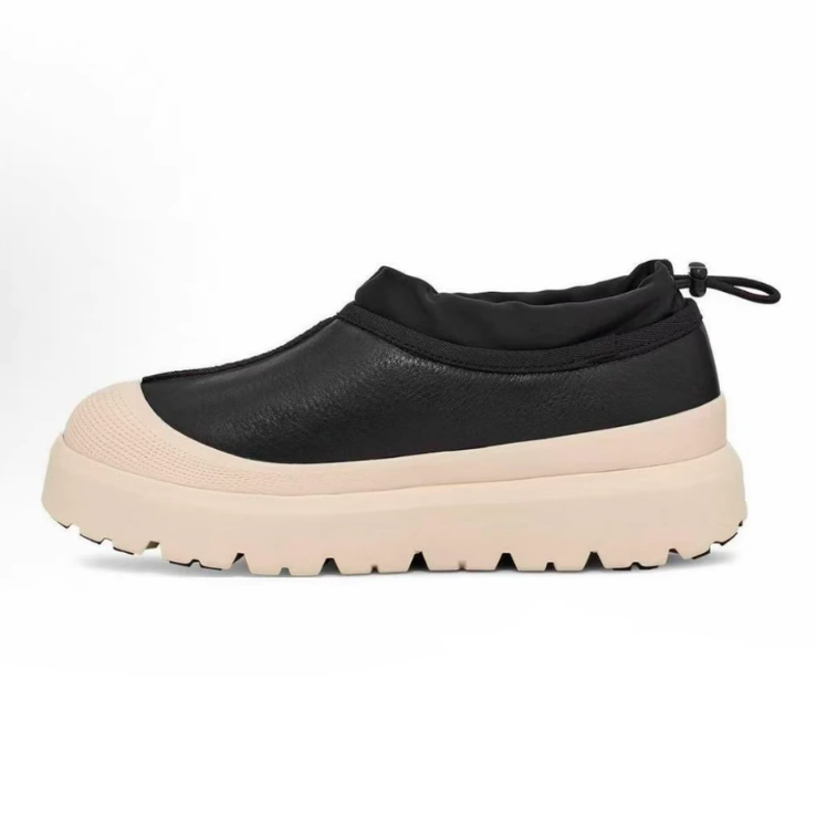 3cm【塔斯曼】黑武士皮面桑坡雪地靴王一博同款男通用同款