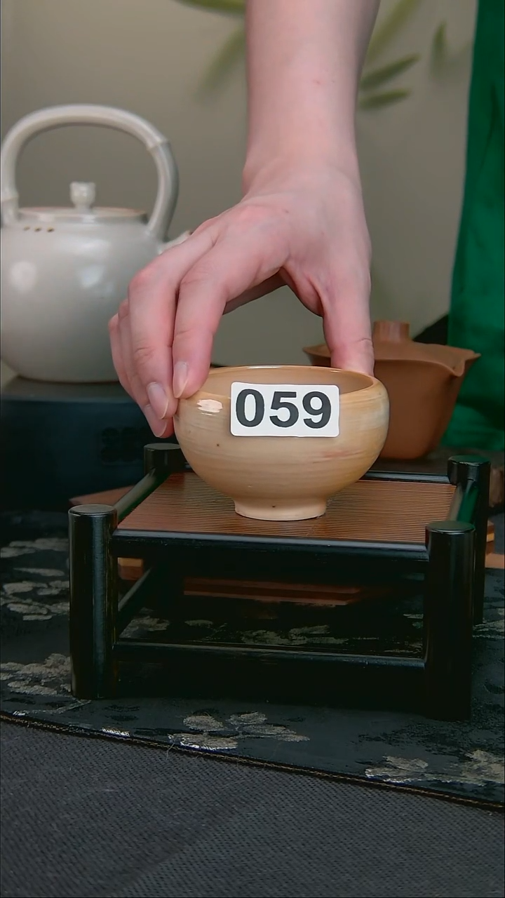 柴烧裸烧  孤品  主人杯 059