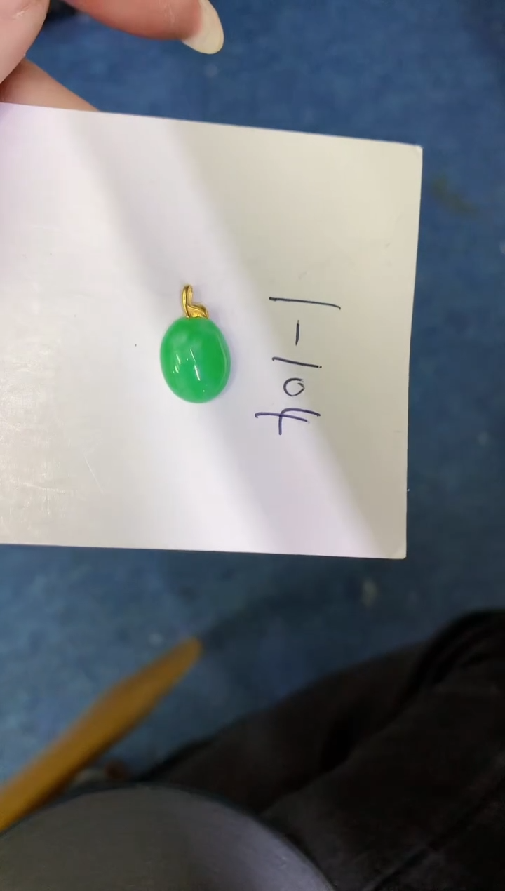 【闪购商品】翡翠颈饰18K金镶嵌00000000000