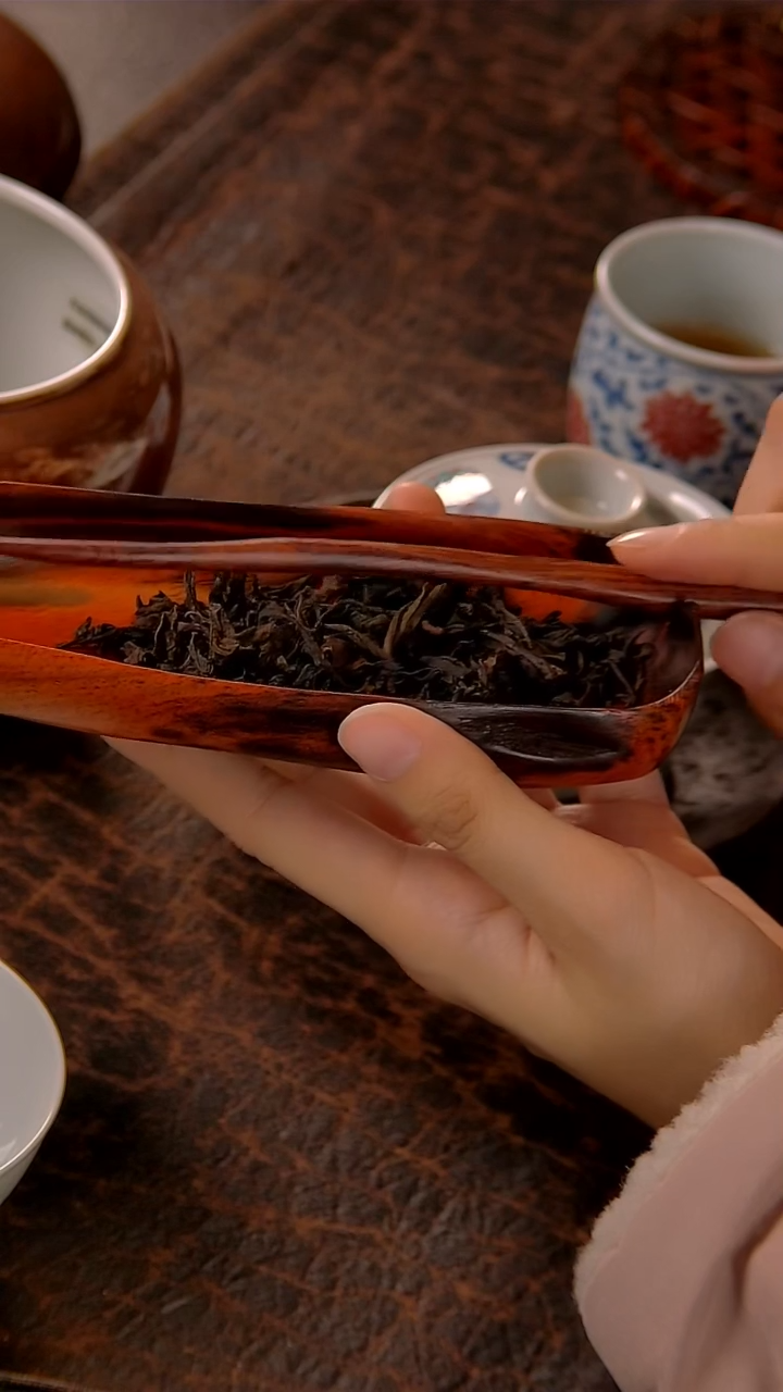 【闪购商品】杯陶瓷杯茶周边红酸枝手握茶则