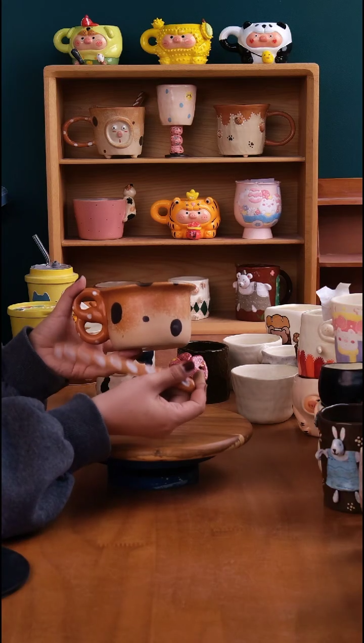 摆件陶景德镇原创手工陶瓷