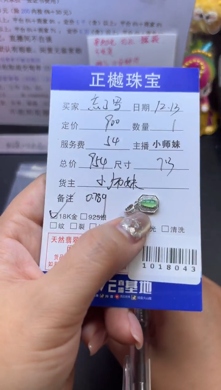 颈饰未镶嵌翡翠忘***记ZYZB-1018043