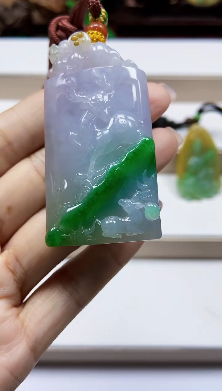 颈饰未镶嵌翡翠翡翠A货