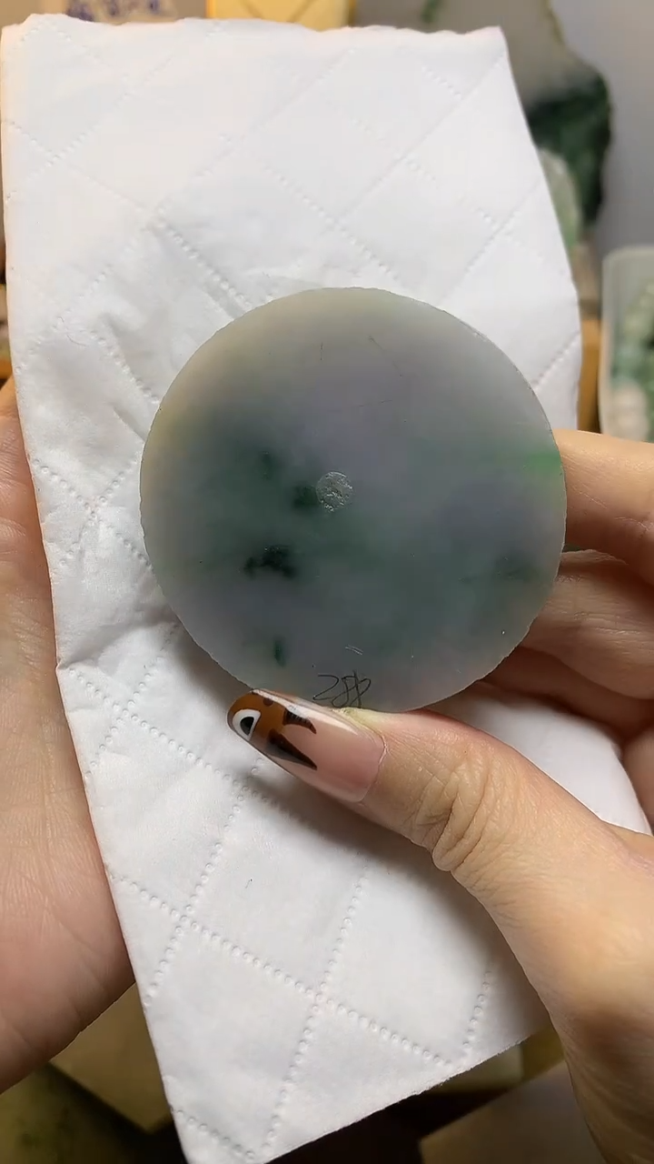 未镶嵌挂件翡翠缅甸A货翡翠,没有运费险,有纹有裂