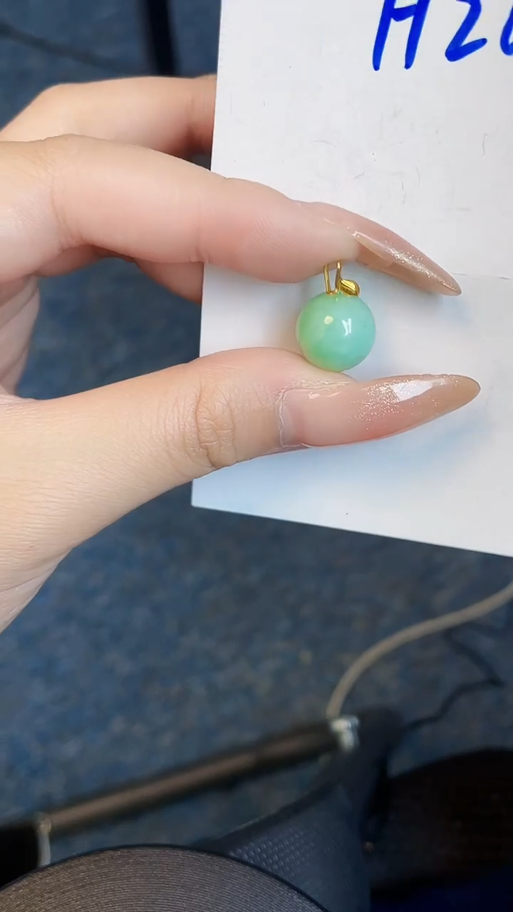 【闪购商品】翡翠颈饰18K金镶嵌00000000