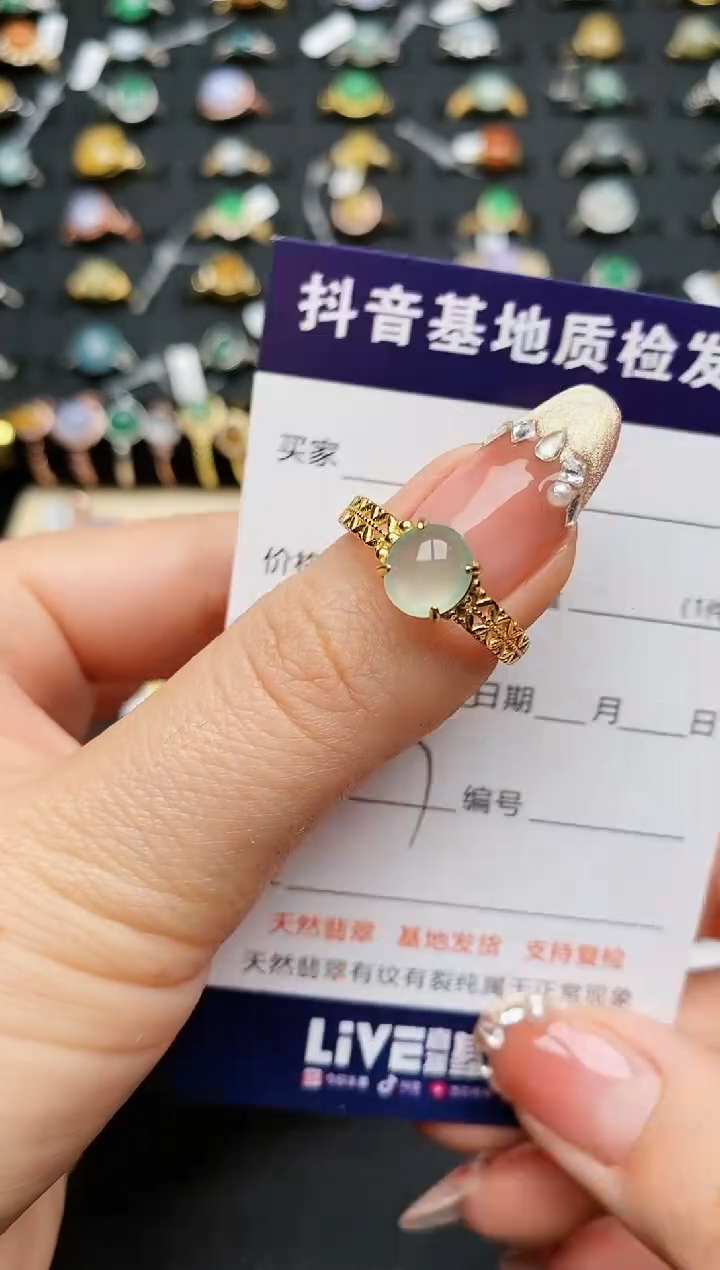 【闪购商品】翡翠戒指银S925镶嵌...........