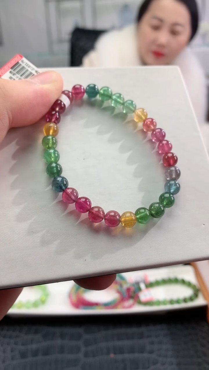 【闪购商品】碧玺手串未镶嵌多样性发一条