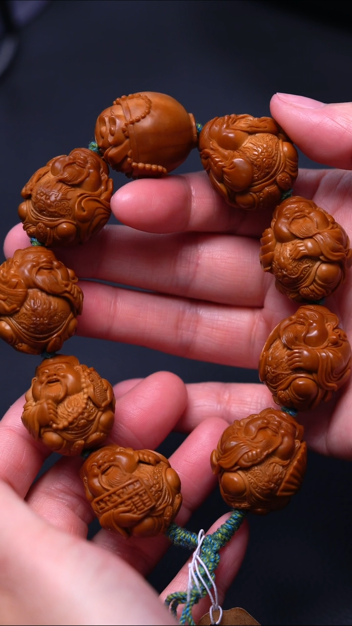 【闪购商品】橄榄核手串/手链龙财