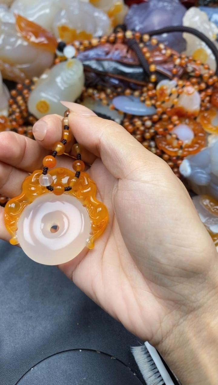 【闪购商品】玛瑙/玉髓颈饰未镶嵌ll