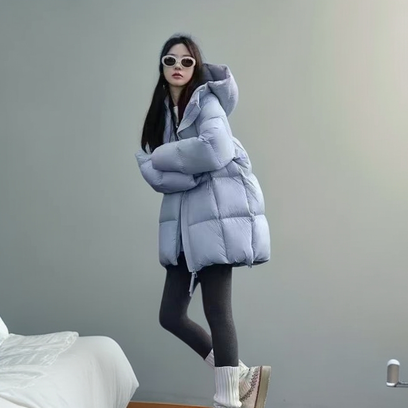 【直播间专属浮力链接】云朵中长款宽松微胖mm大码棉服加厚保暖