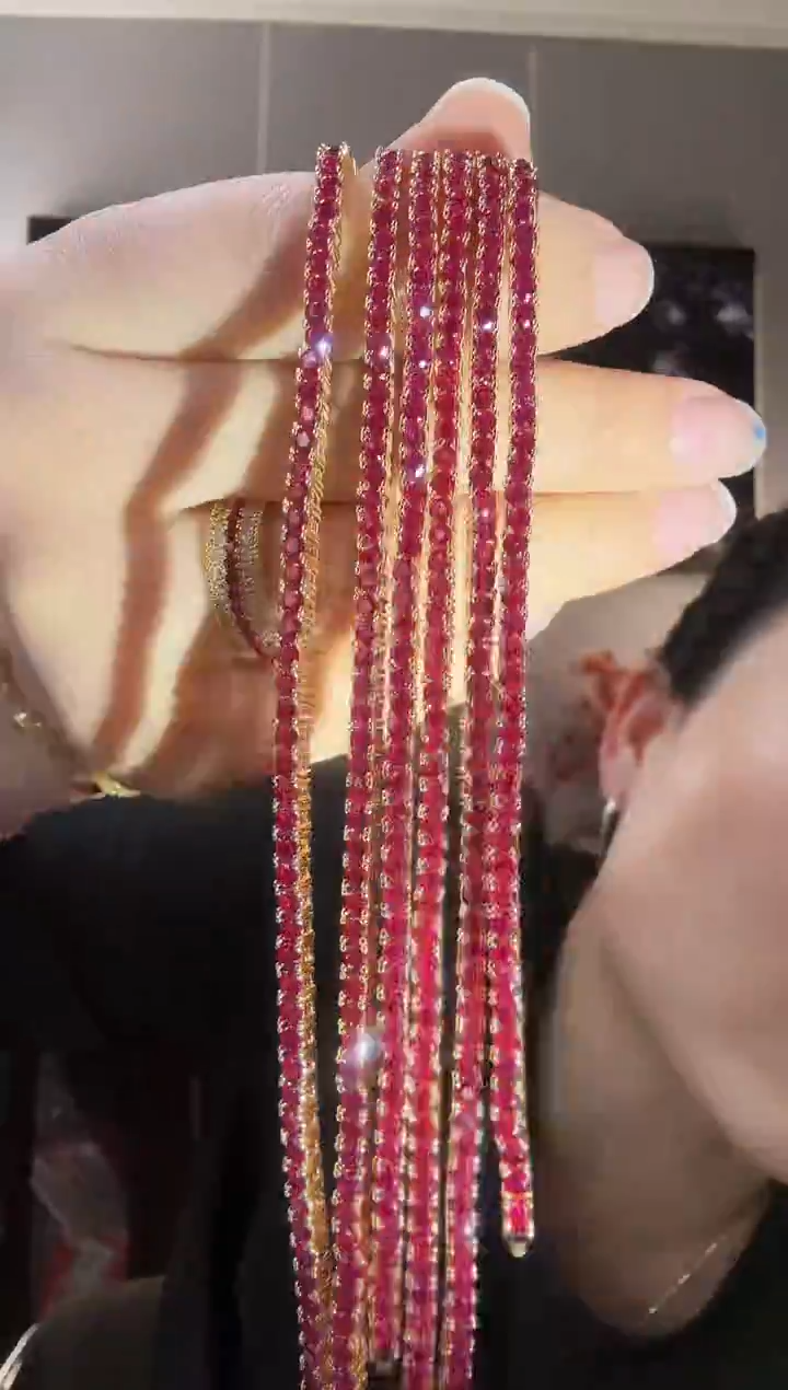 主播定制链接红色手链