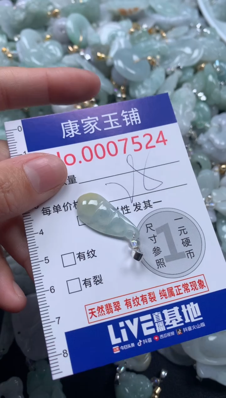 颈饰未镶嵌翡翠7524