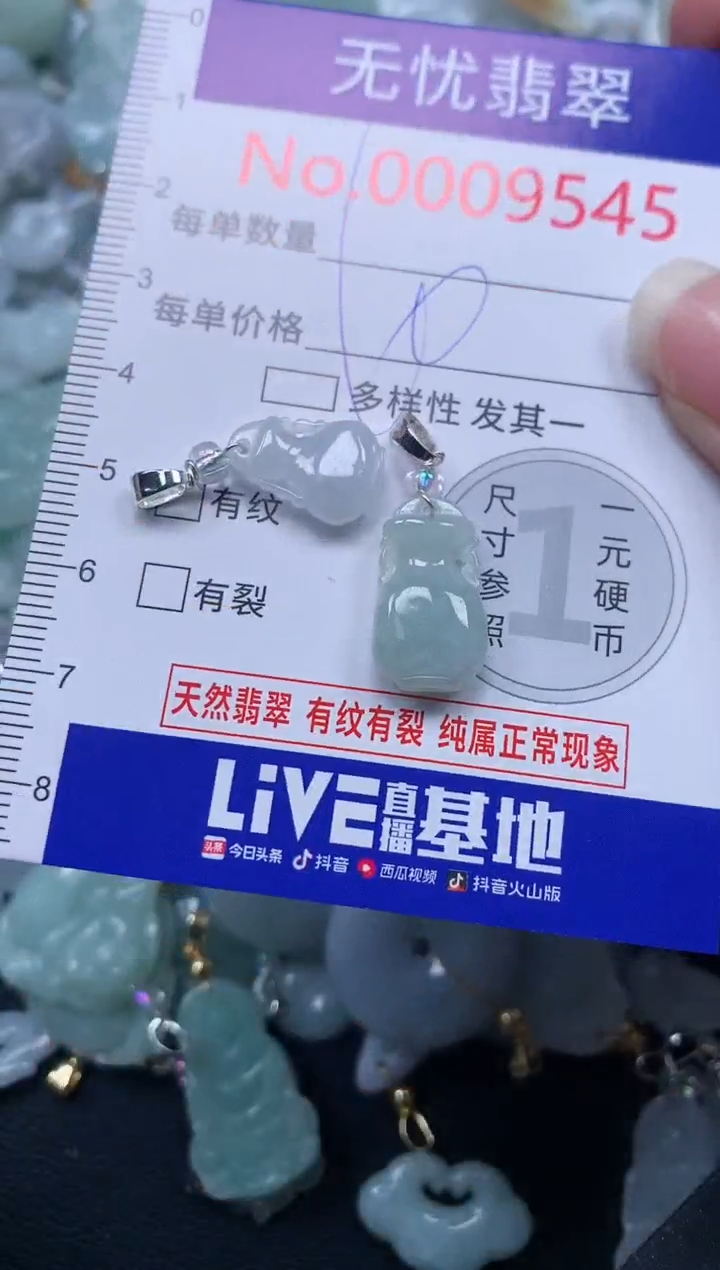 颈饰未镶嵌翡翠9545