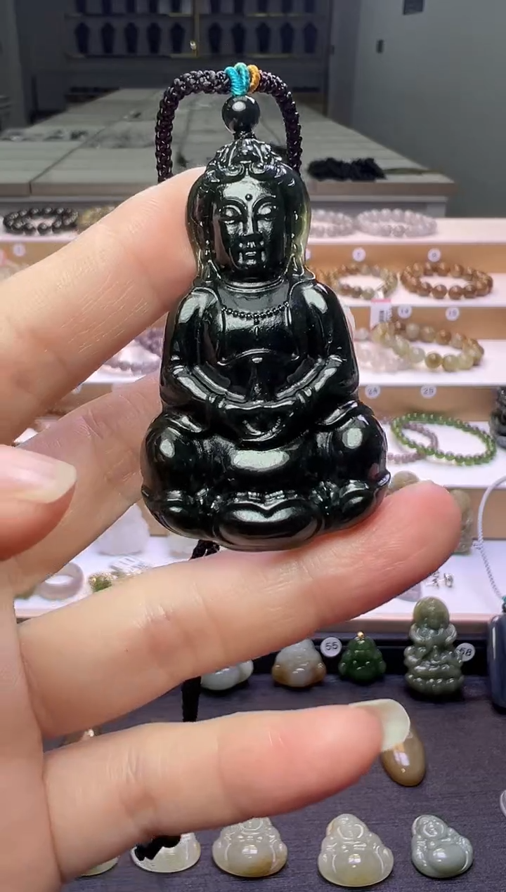 颈饰未镶嵌和田玉153号链接卡55*34*8mm