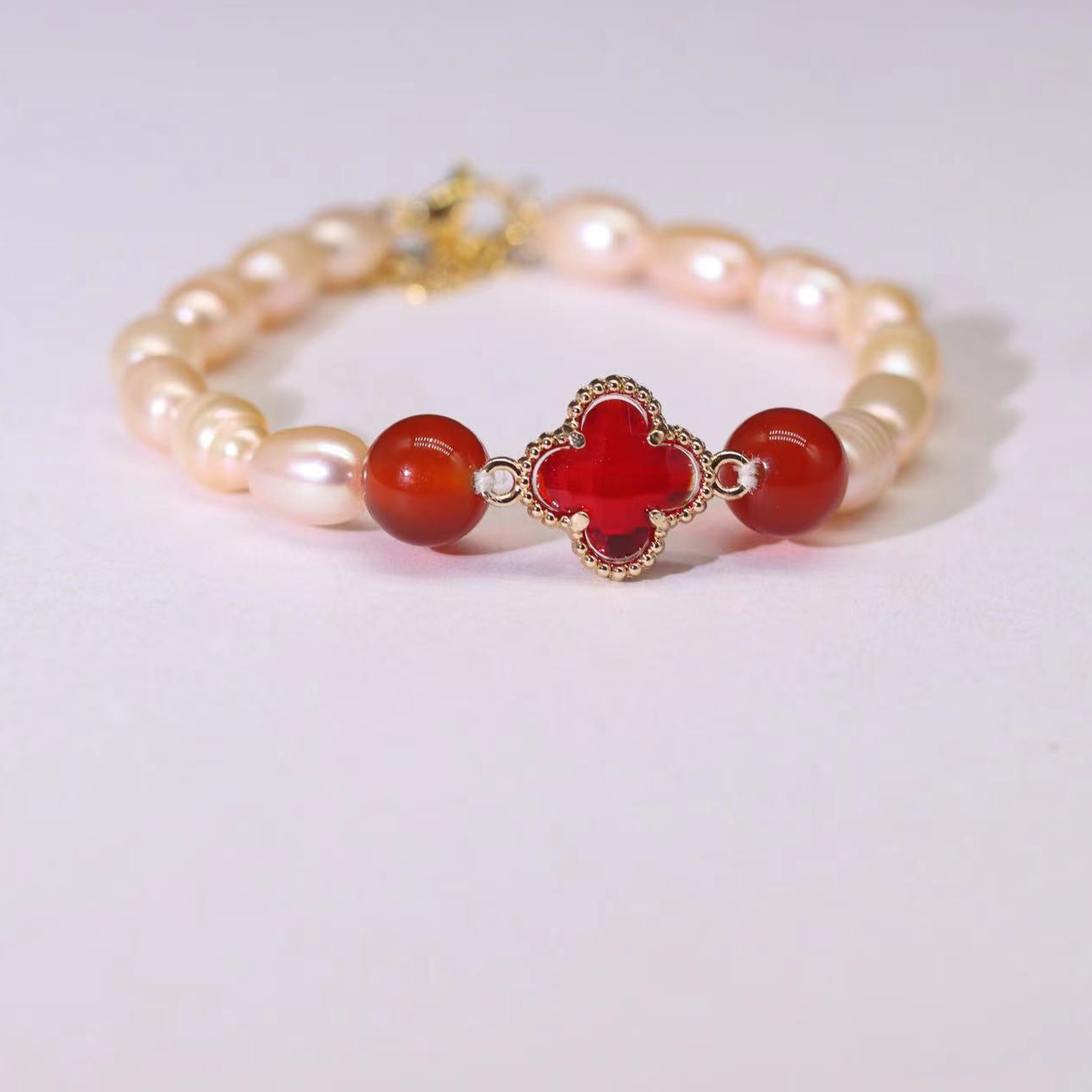 手链 四叶草金桔经典手链