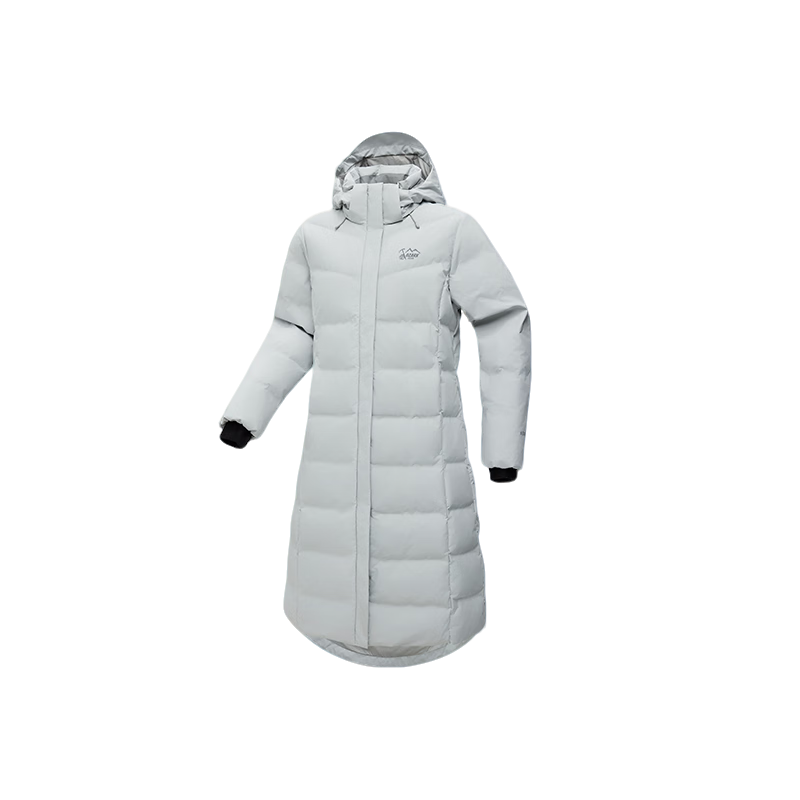 Ozark/奥索卡24秋冬滑雪露营羽绒服女款连帽长款羽绒服156620