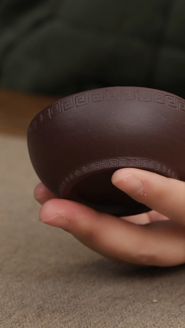 茶壶紫砂紫泥如意杯