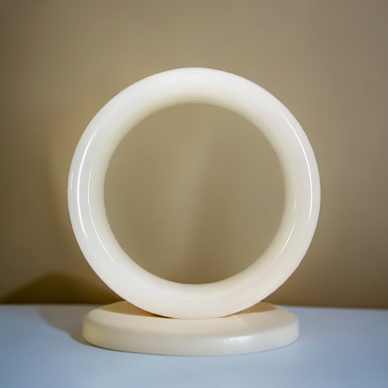 【嘉玉隆珠宝】天然和田玉正圈手镯