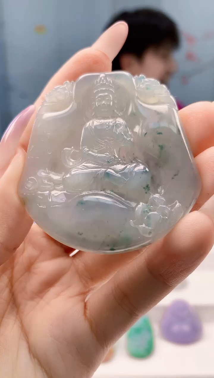 定制翡翠未镶嵌4902ty-毛货挂件28