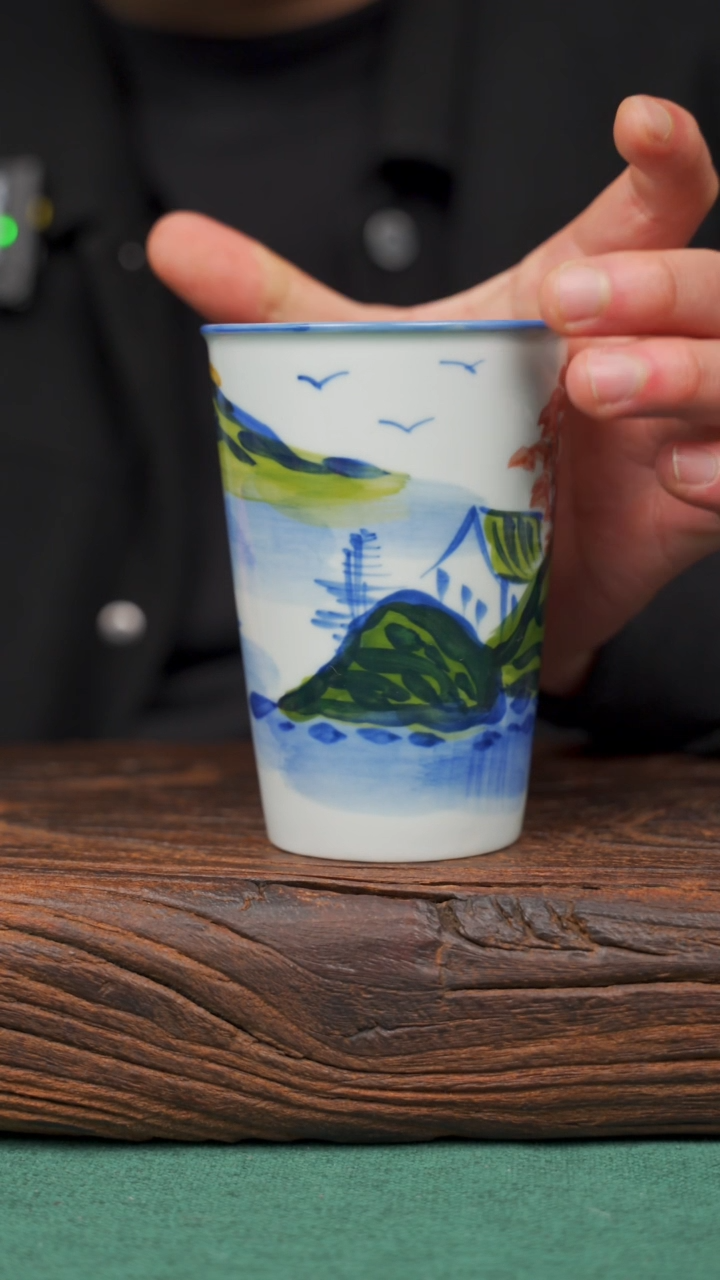 【闪购商品】瓷片104景德镇手绘釉下彩