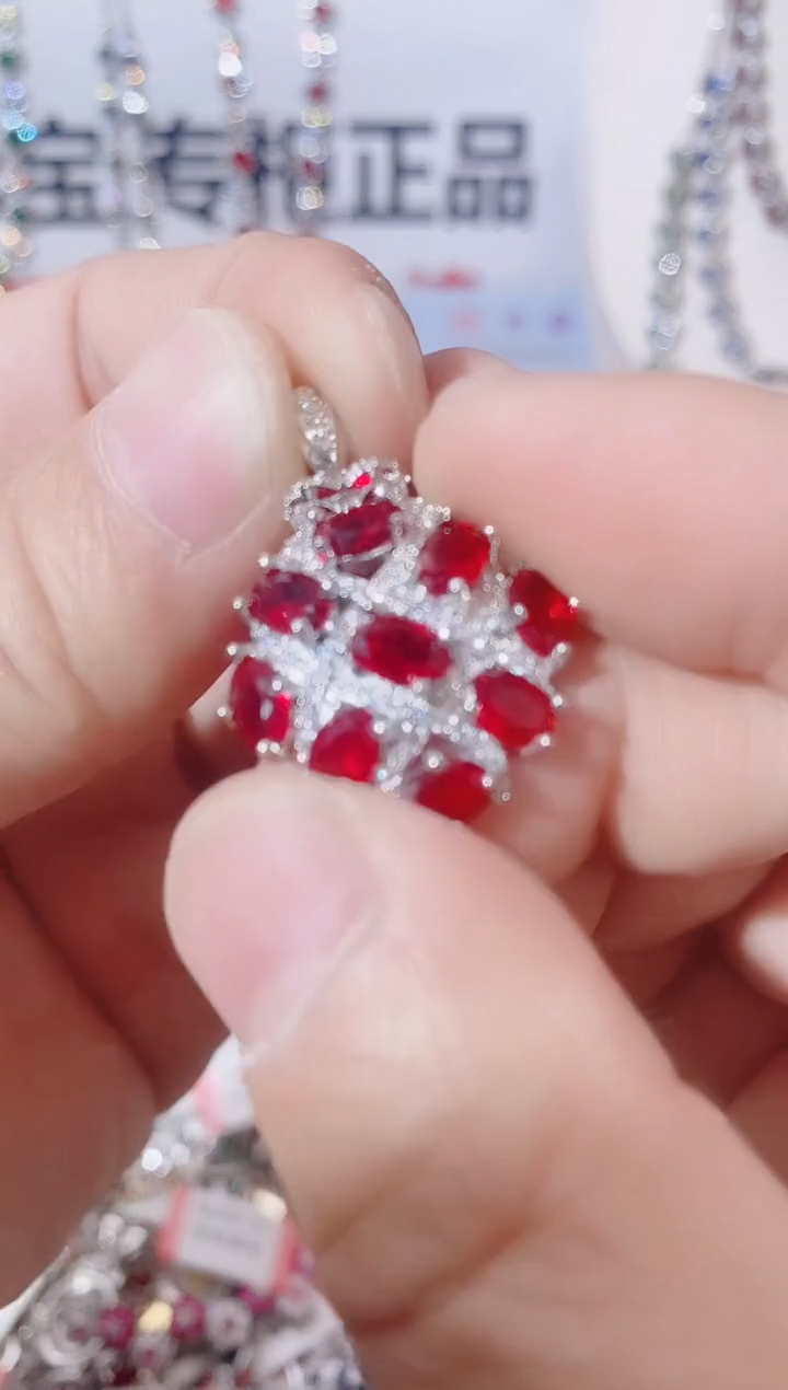 颈饰未镶嵌红宝石  