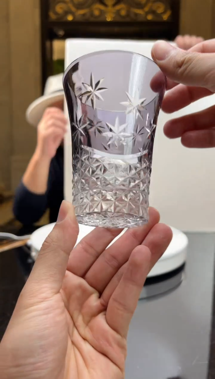 【闪购商品】茶宠AJ1116013紫色刻花杯