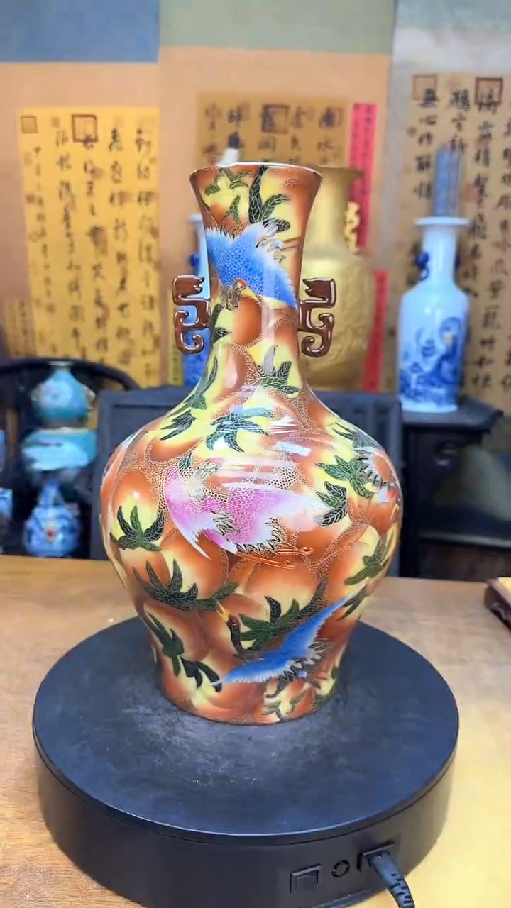 【闪购商品】瓶景德镇陶瓷客厅摆件