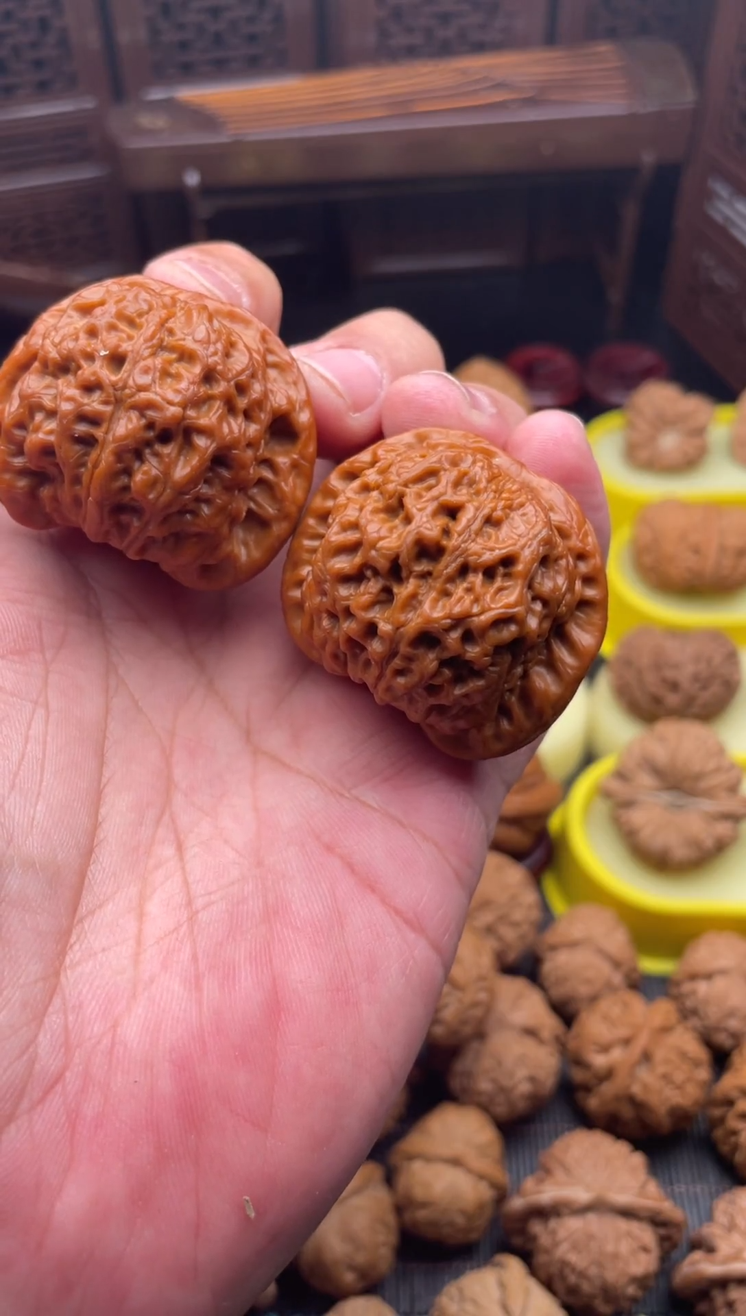 【闪购商品】文玩核桃把件43全品回血血麒麟