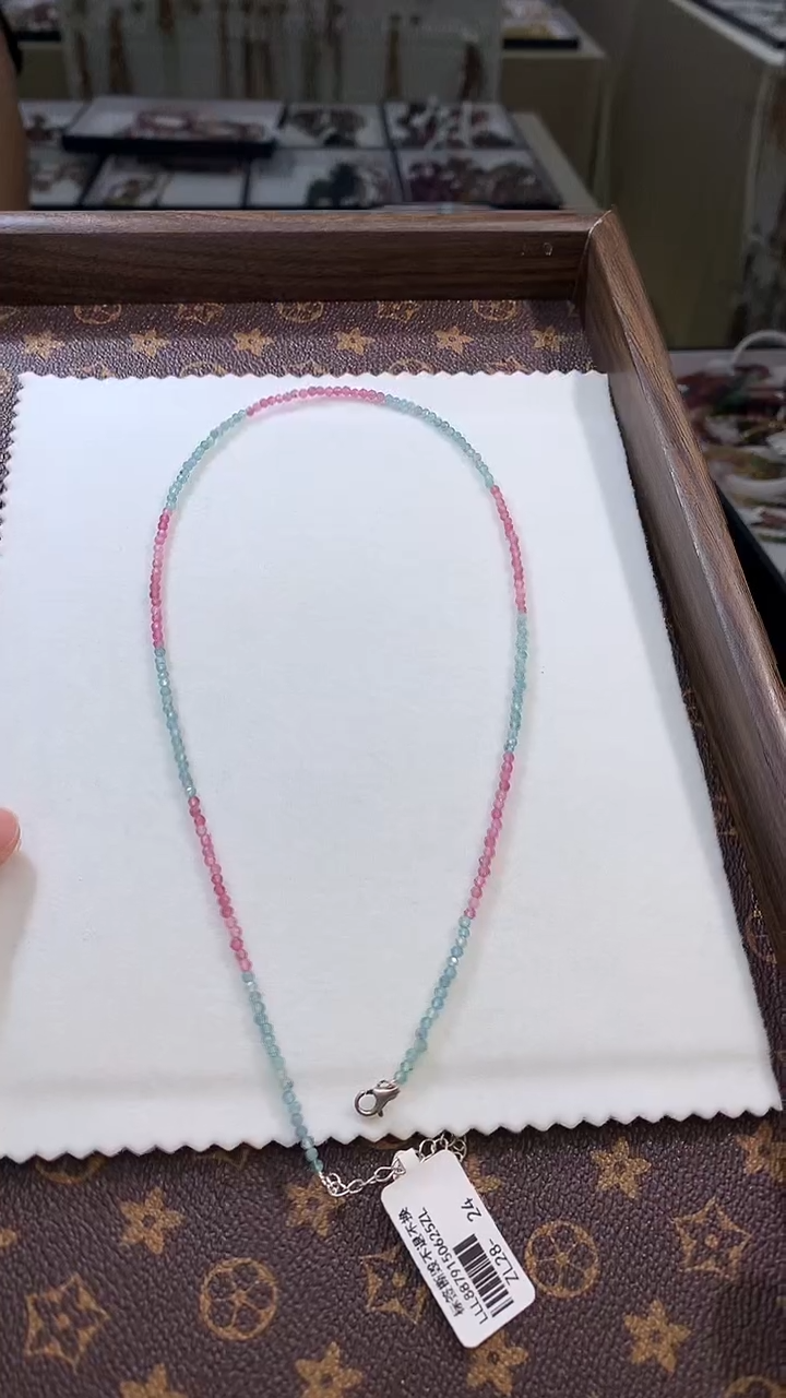 未镶嵌手链碧玺独家设计款项链多样性发其一