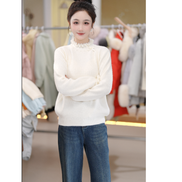 苏醒的乐园2025年冬季新款加厚款打底毛衣SXMY25140