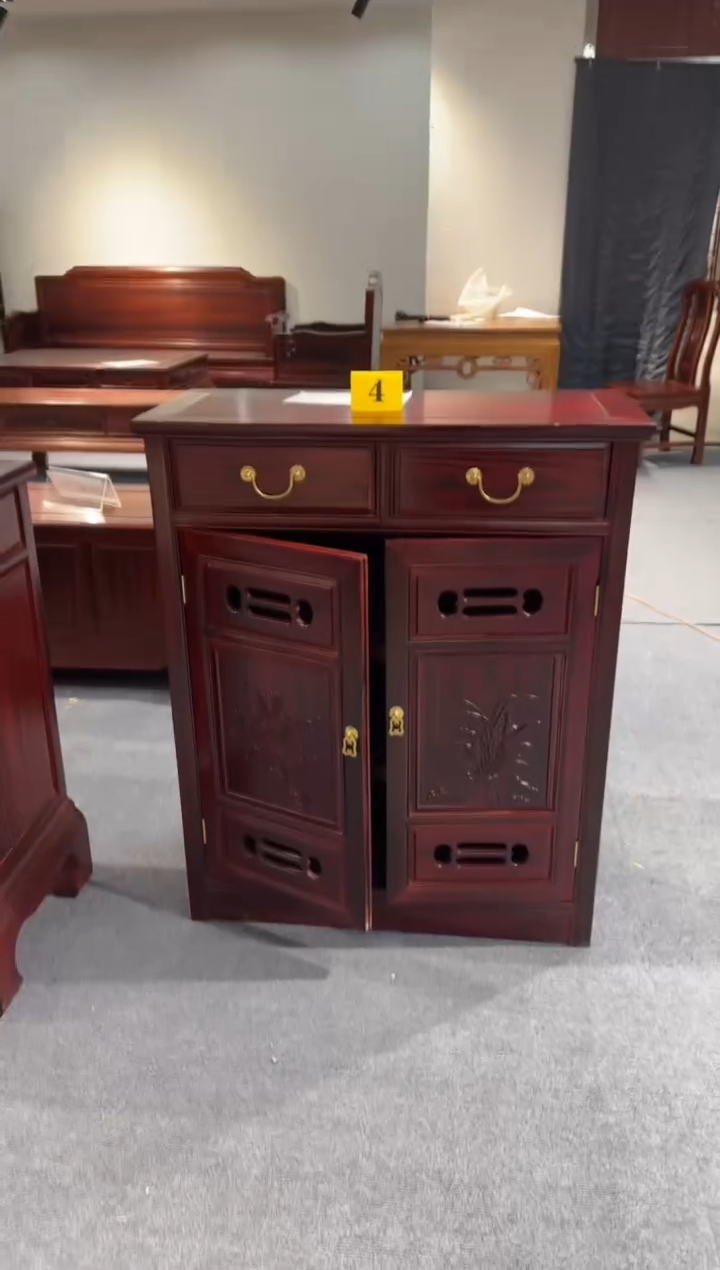 黑酸枝木类家具星*鞋柜1个