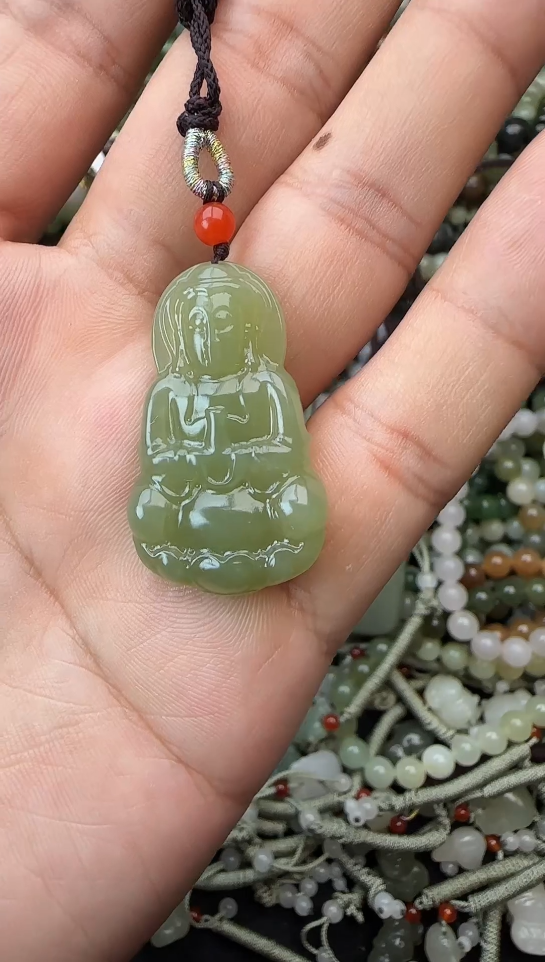 颈饰未镶嵌和田玉拍一发一