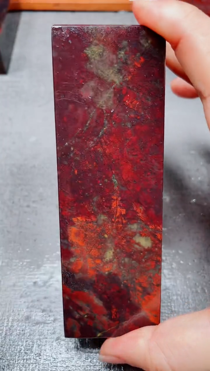 玉用****0桂林鸡血玉素章--8