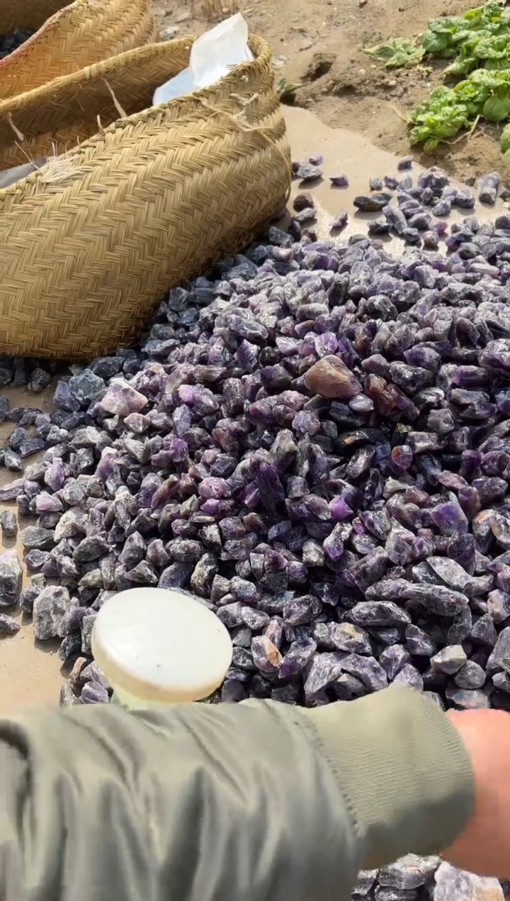 【闪购商品】水晶摆件未镶嵌紫水晶碎石500g