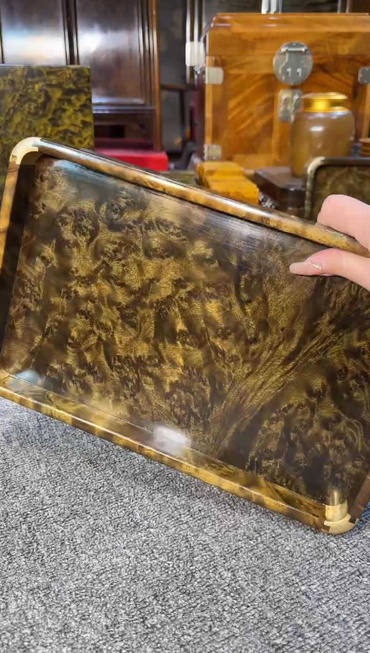 【闪购商品】乌木类成套家具阴沉乌木托盘Y