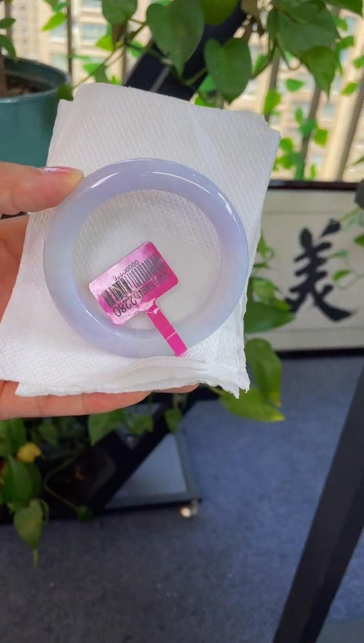 翡翠手镯未镶嵌133手镯55.5